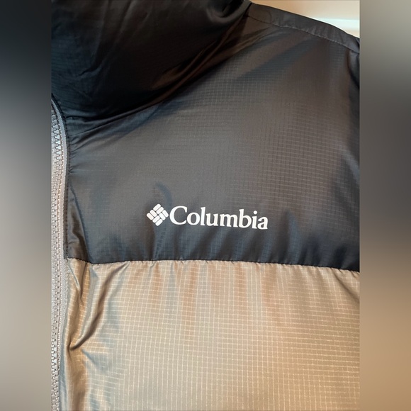 Columbia Puffect II Jacket Mens Large Gray Black Puffer Insulated New Tags - Picture 4 of 15